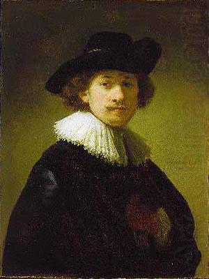 Rembrandt Peale Self portrait with hat china oil painting image